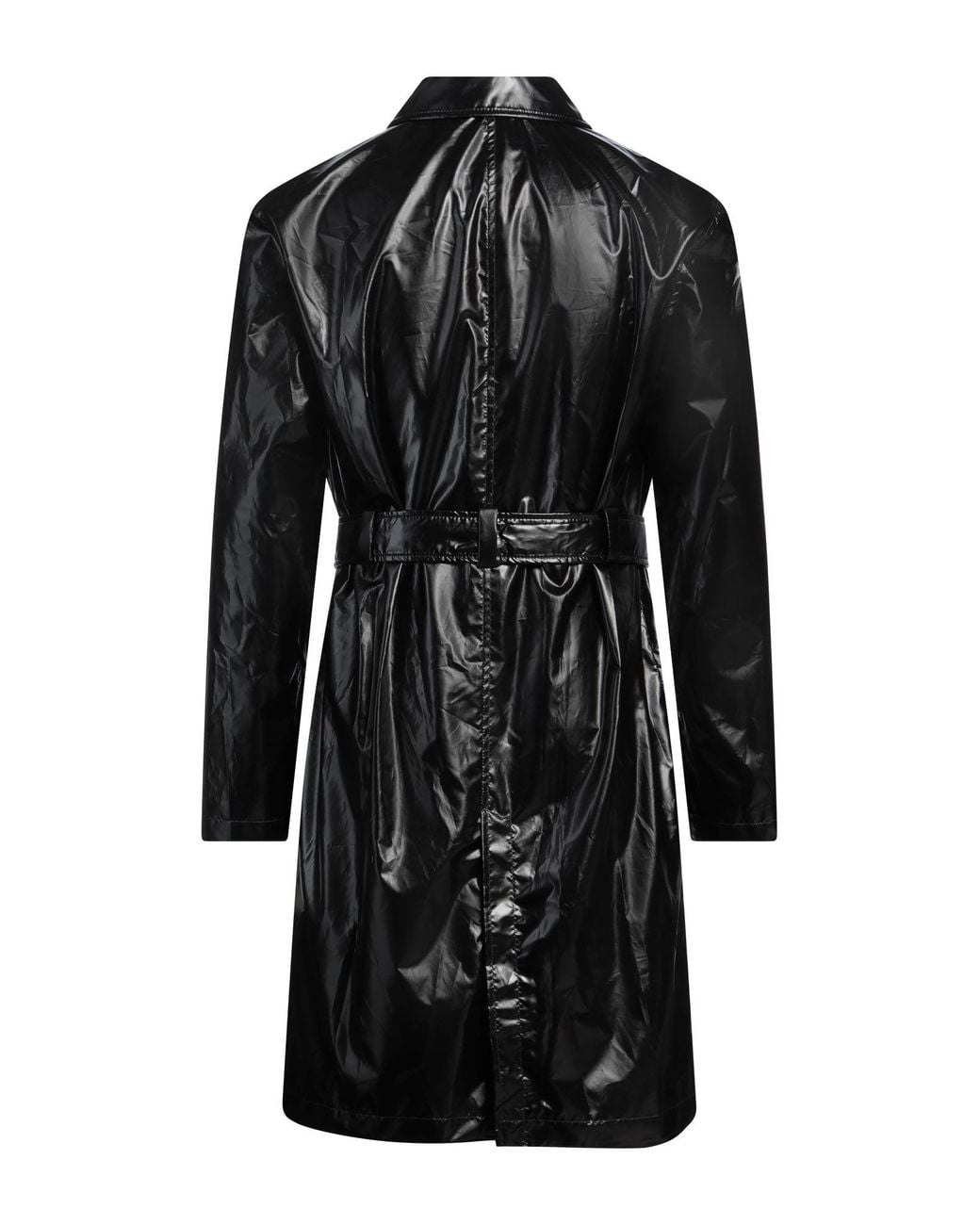Moschino Black X Smiley World Overcoat & Trench Coat Polyester for men