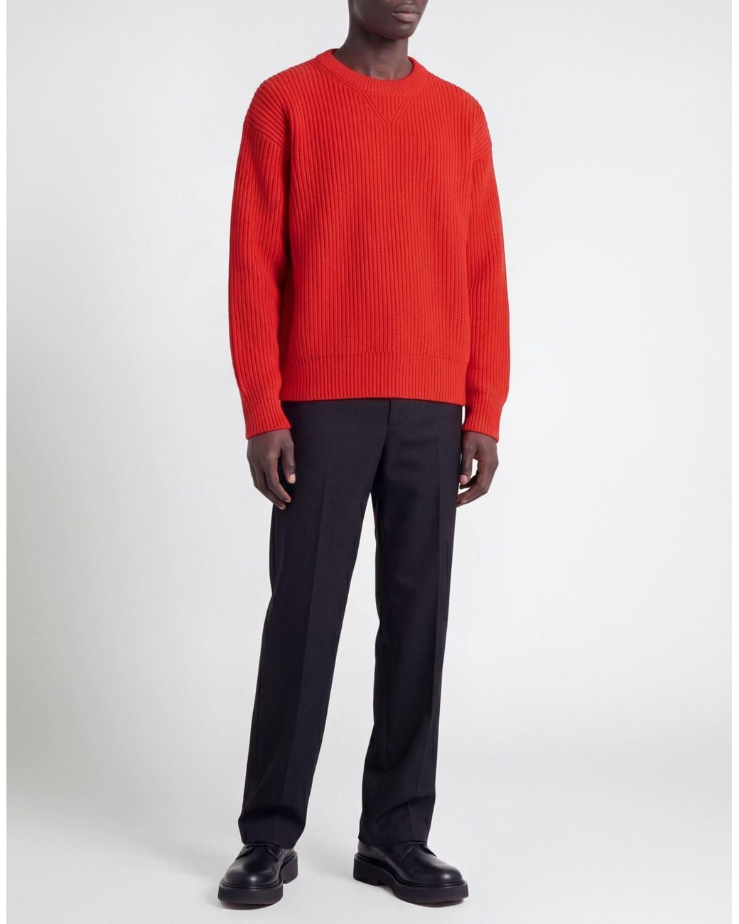 Jil Sander Red Sweater Wool for men
