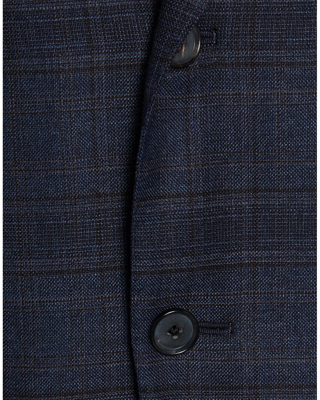 Caruso Blue Suit Wool for men