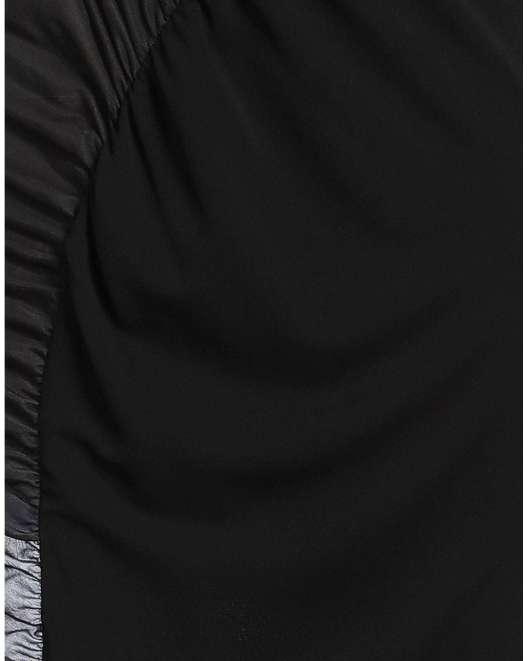 Mugler Black Mini Dress Viscose, Elastane
