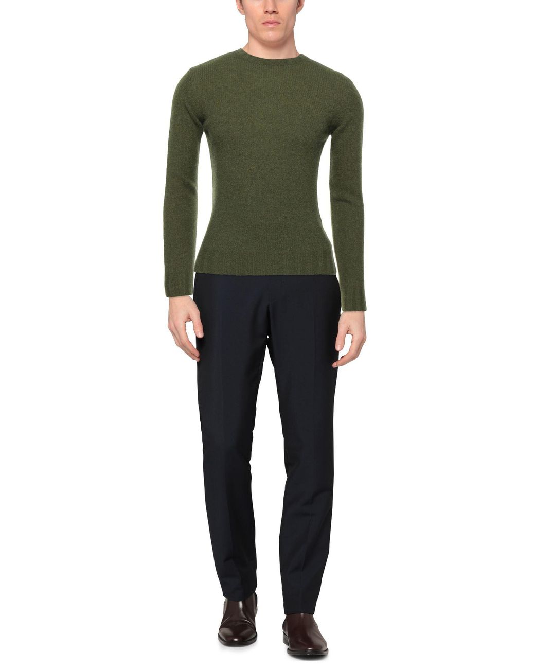 FILIPPO DE LAURENTIIS Green Sweater for men