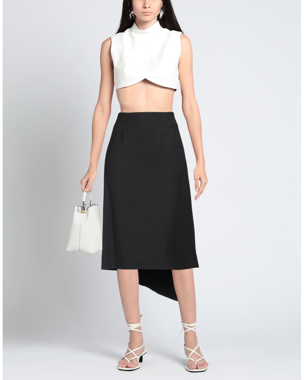 Etro Black Midi Skirt