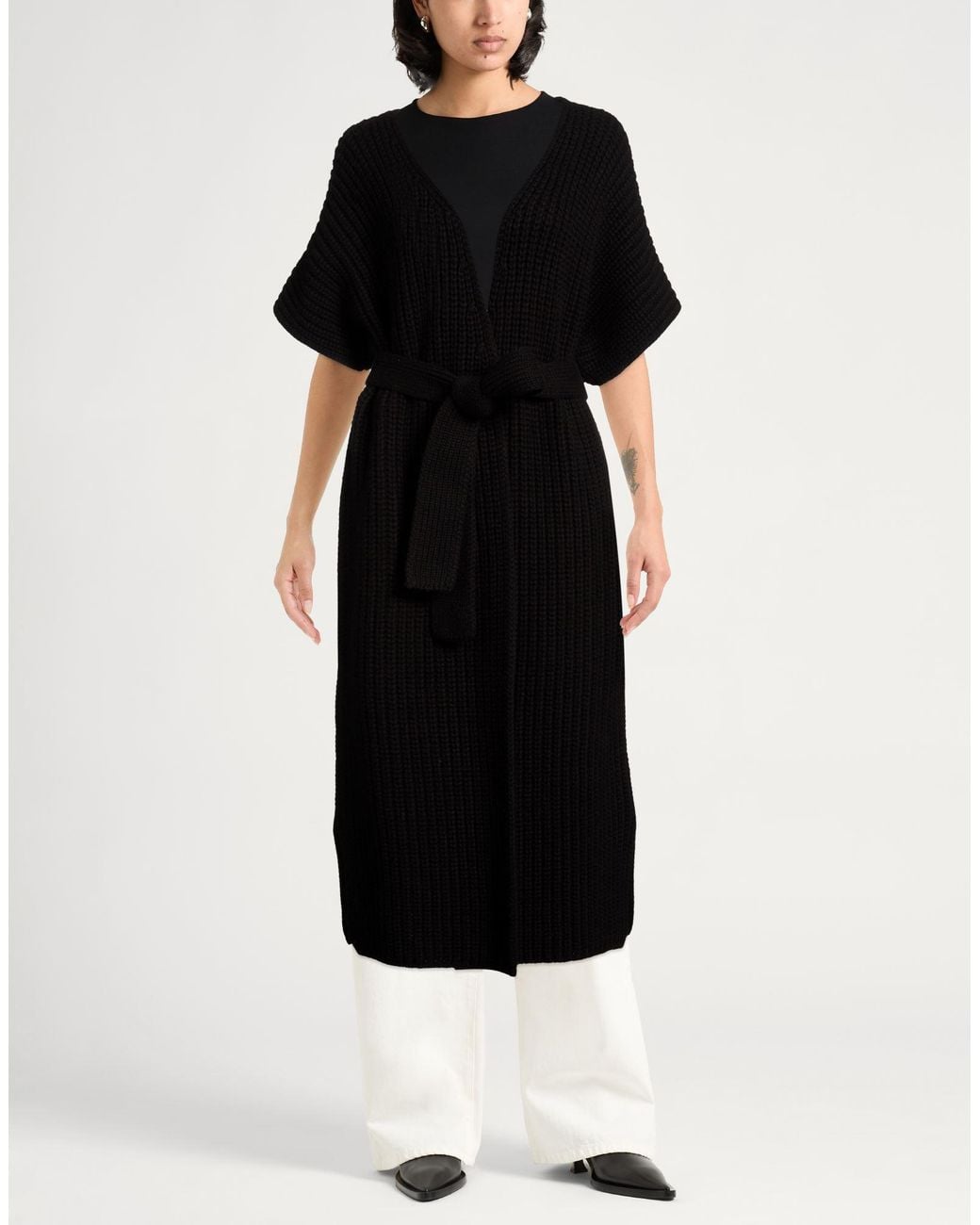 Herno Black Cardigan Cashmere