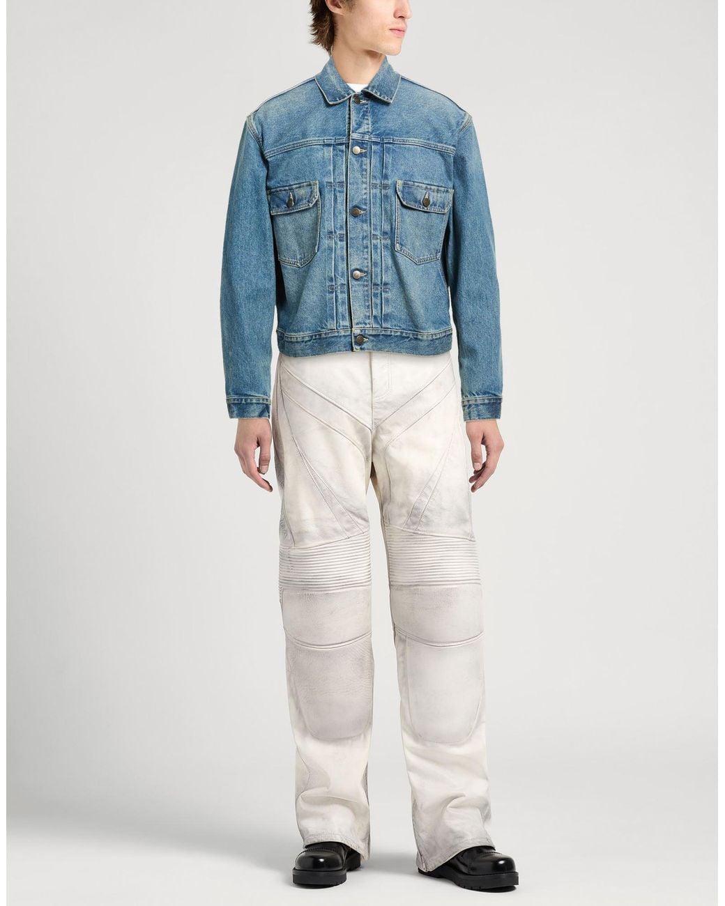 Maison Margiela Blue Denim Outerwear Cotton for men