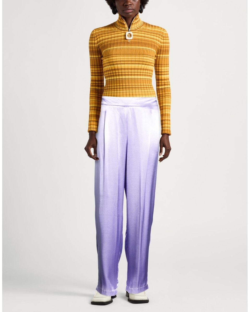 Jijil Purple Trouser
