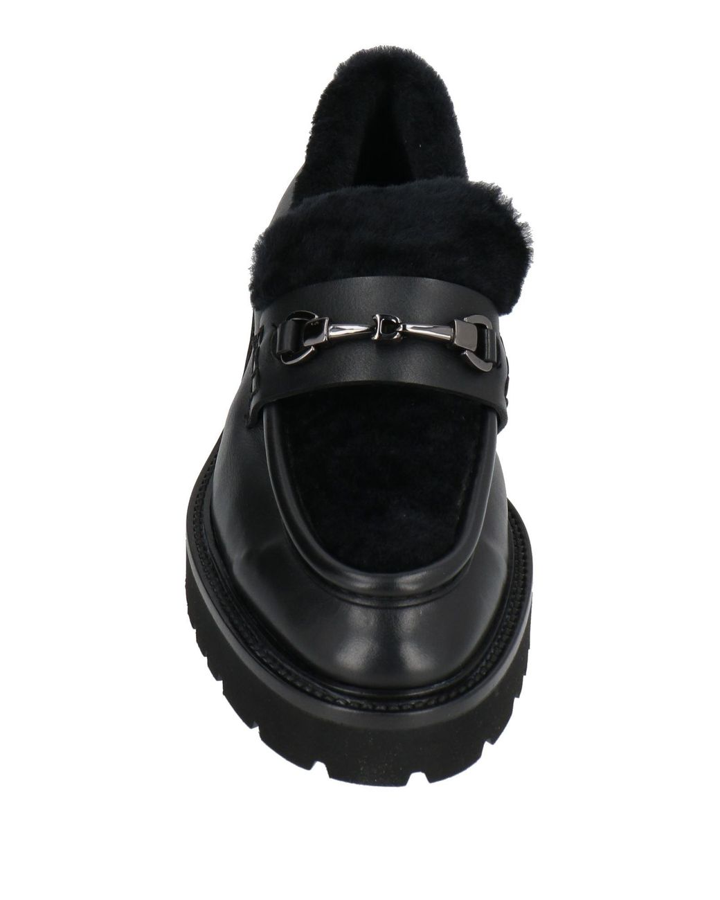 Doucal's Black Loafers Leather