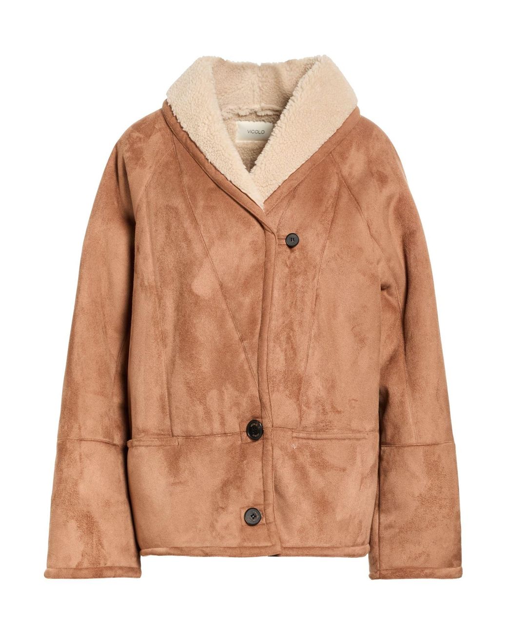 ViCOLO Brown Shearling & Teddy