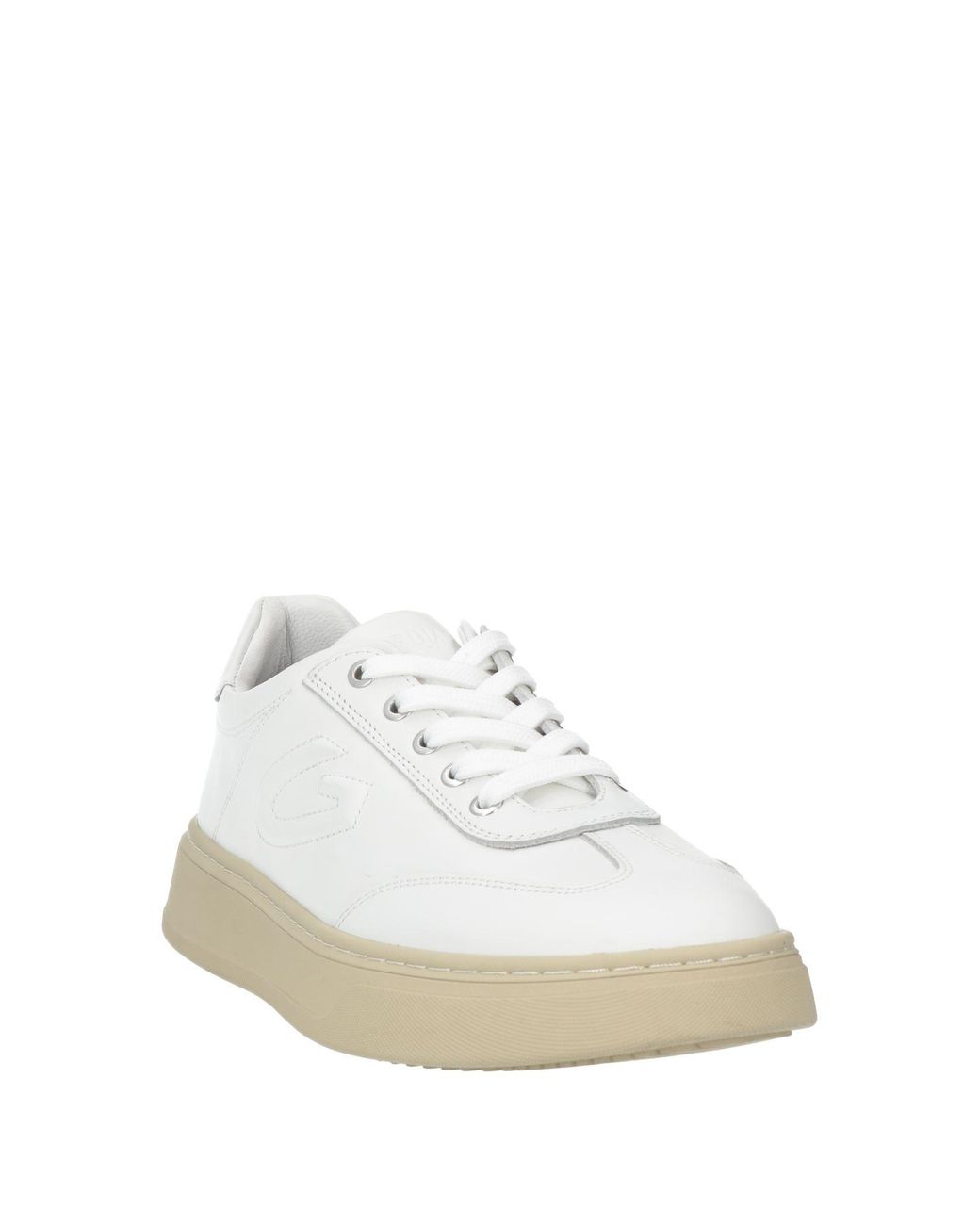 Alberto Guardiani White Trainers for men