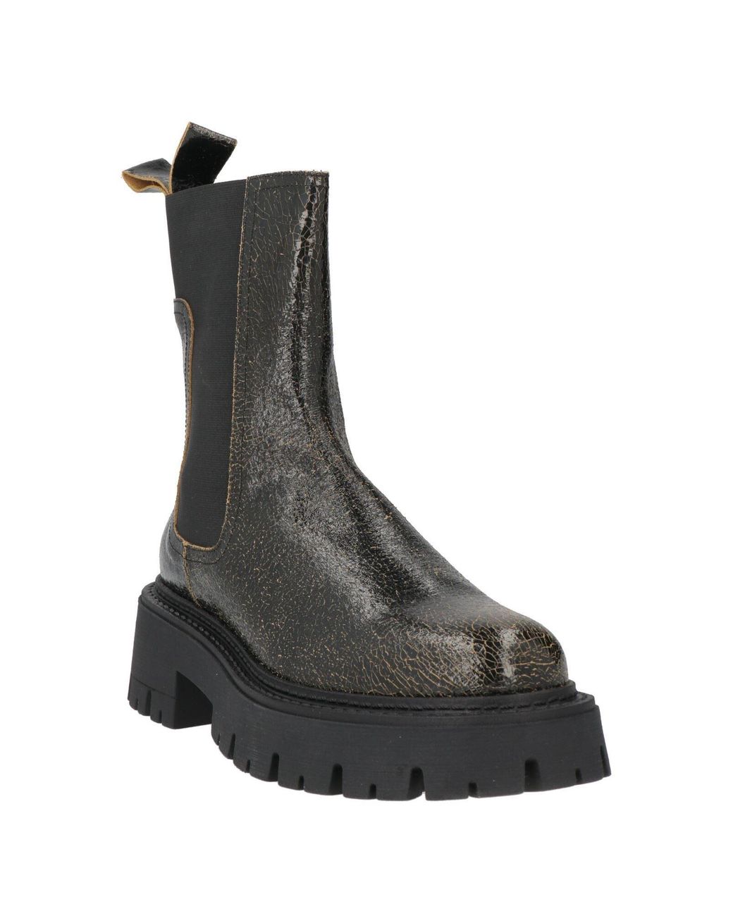 A.Bocca Black Ankle Boots Leather