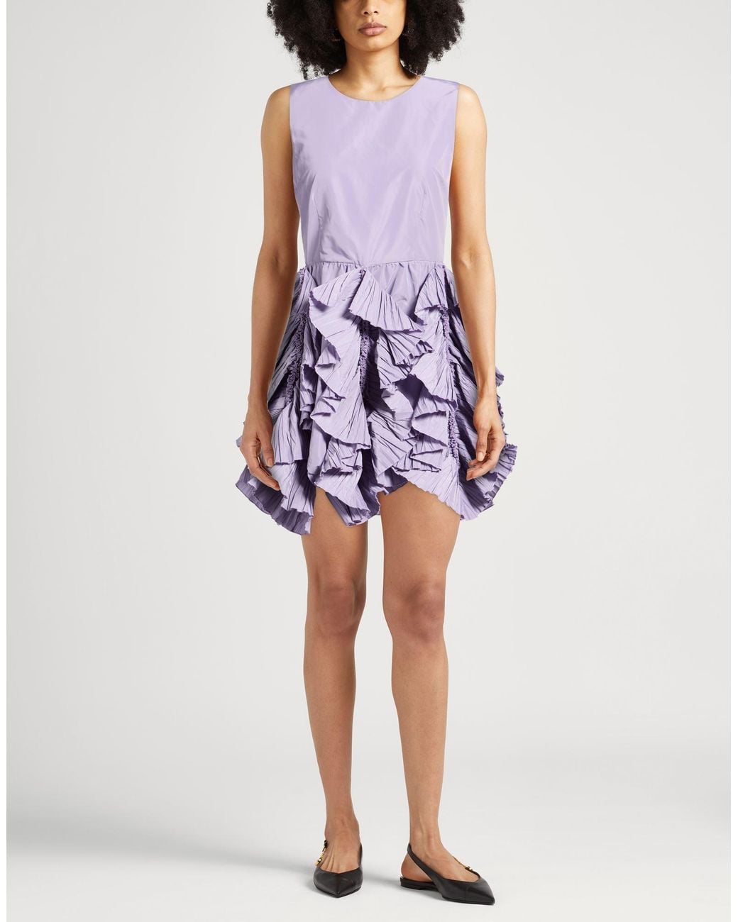 Suoli Purple Mini Dress