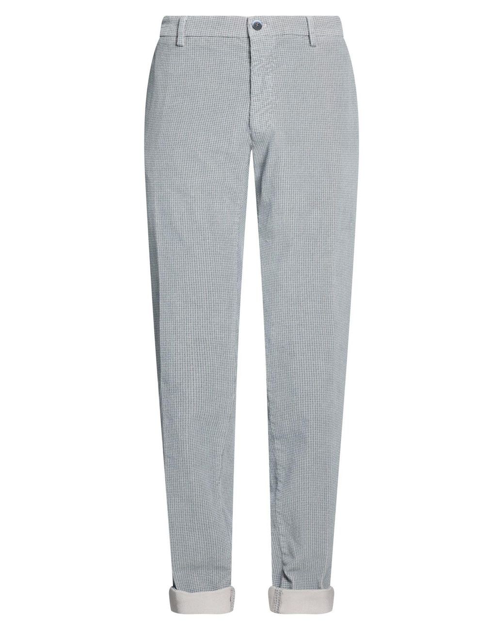 Mason's Gray Pants Cotton, Elastane for men