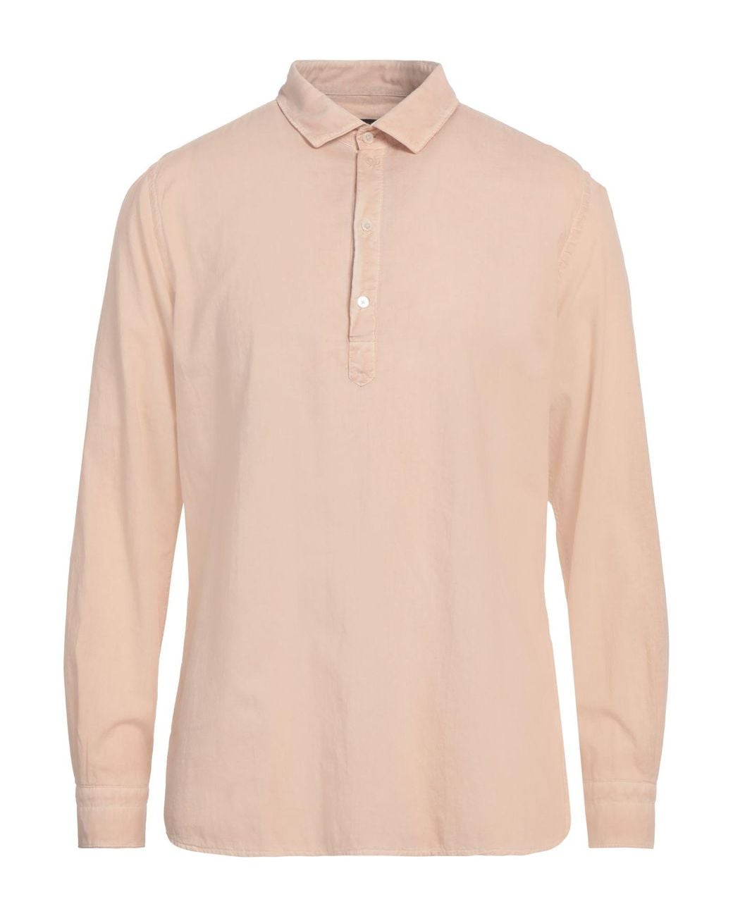 Messagerie Natural Patrizio Piscaglia Blush Shirt Cotton for men