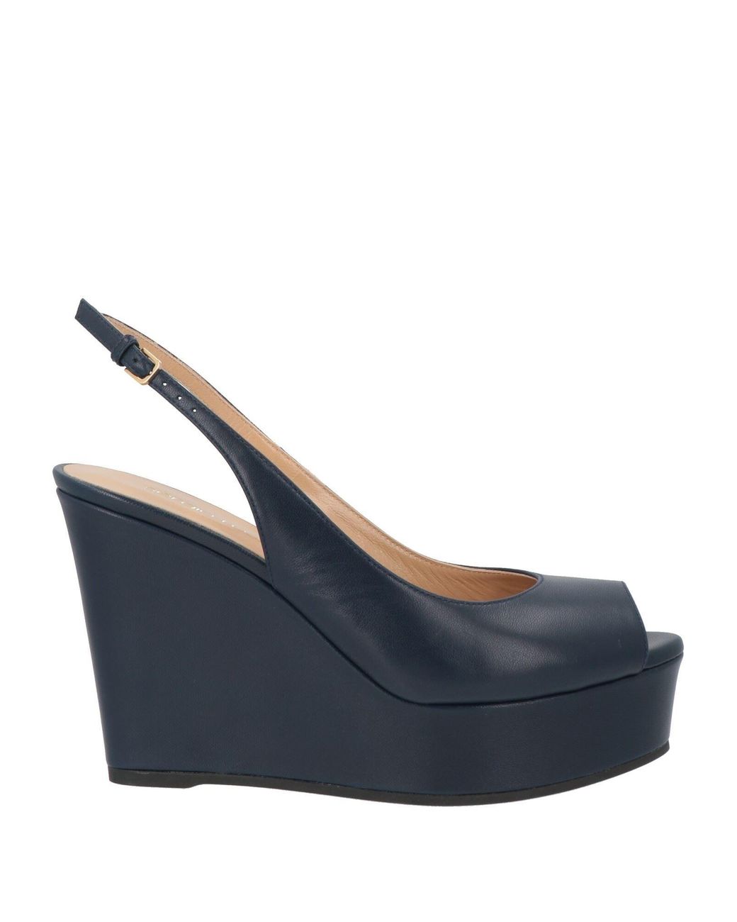Sergio Rossi Blue Sandals Leather