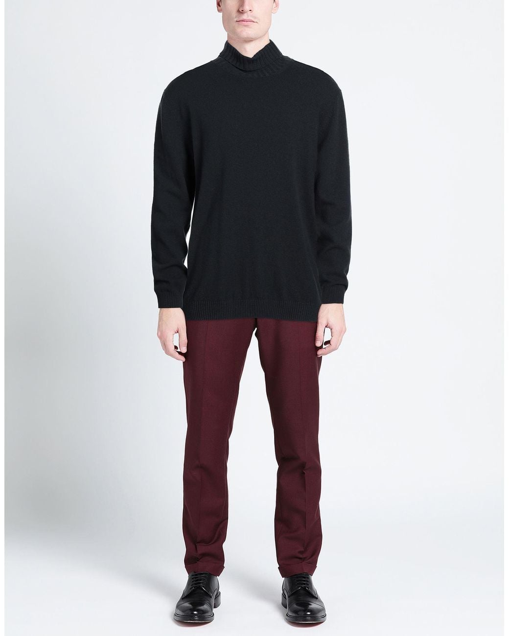 Malo Blue Turtleneck Virgin Wool for men