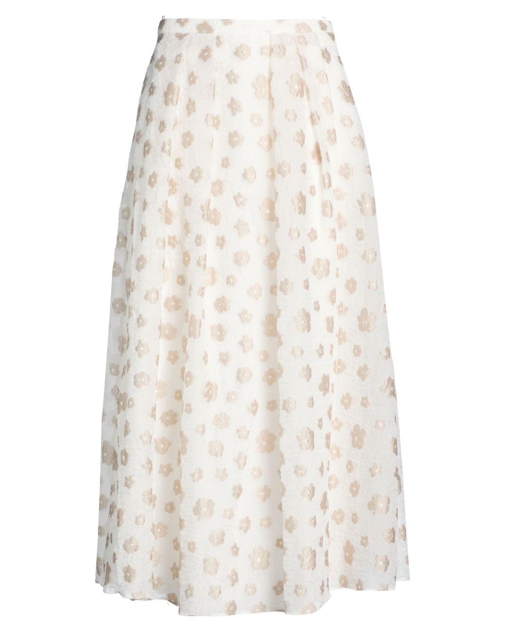 Emporio Armani White Maxi Skirt