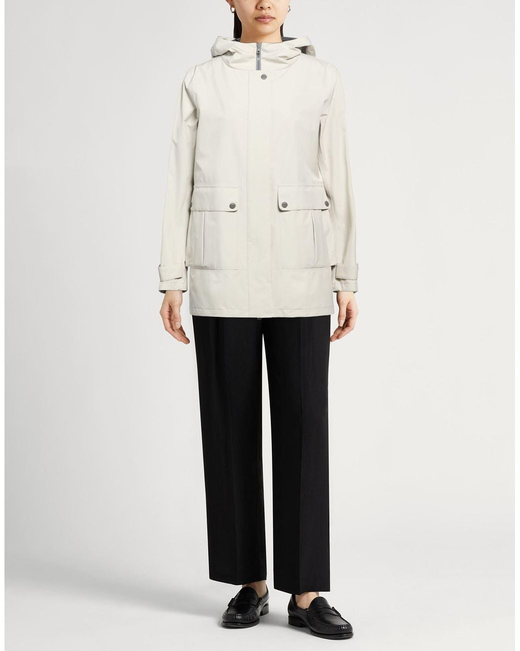 Herno White Light Jacket Polyester