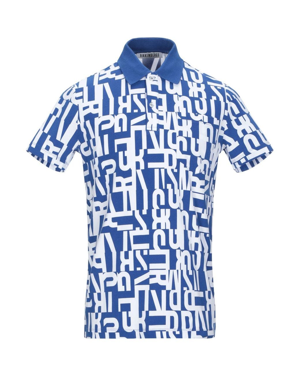 Bikkembergs Blue Polo Shirts for men