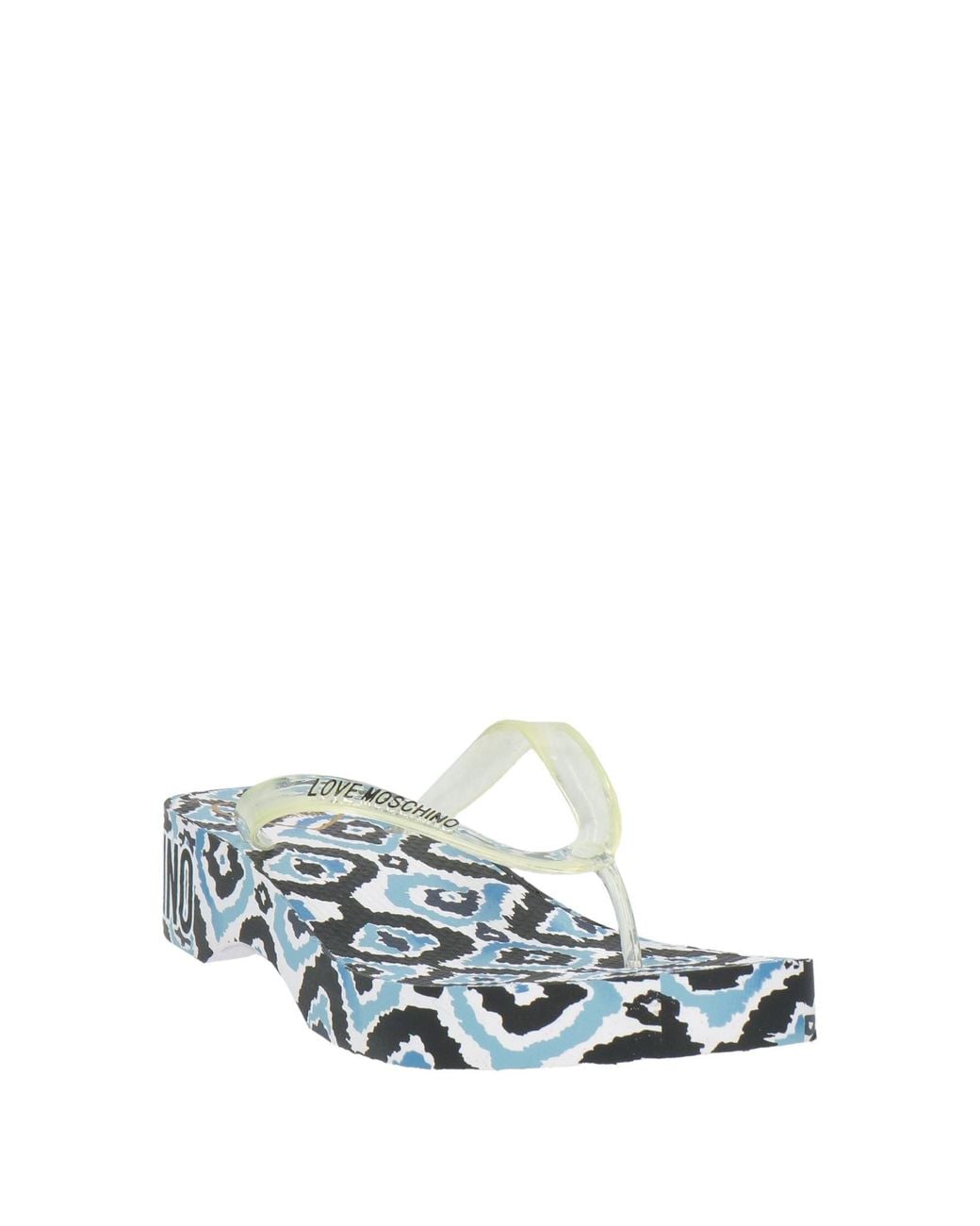 Love Moschino White Thong Sandals