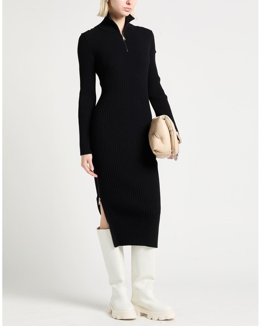 Moncler Black Midi Dresses