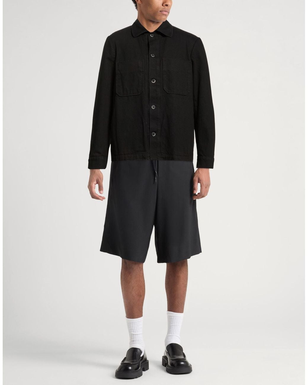 Barena Black Denim Outerwear for men