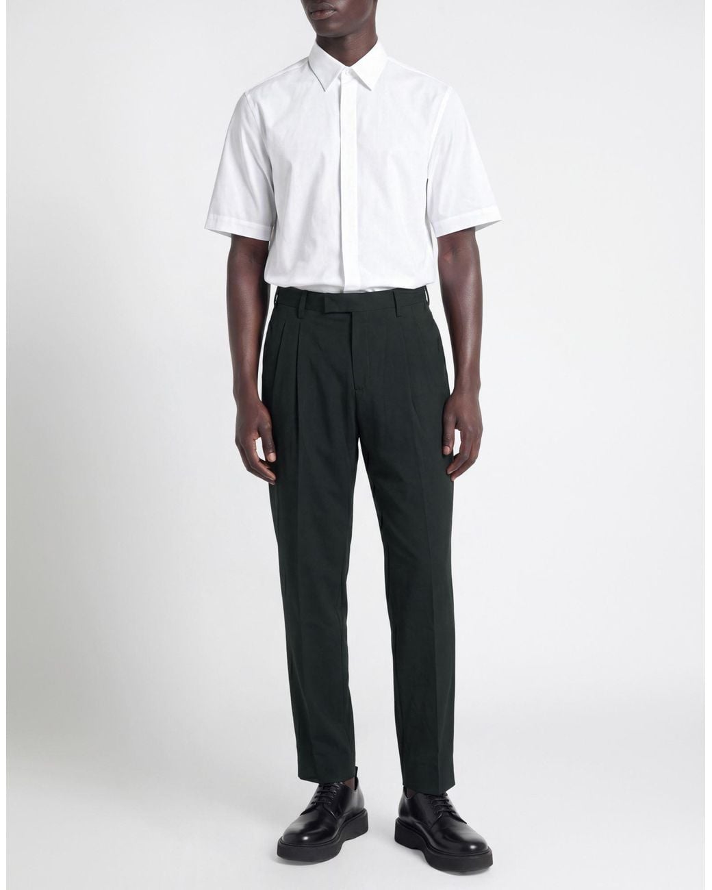 Briglia 1949 Black Racconta La Sartoria Charcoal Pants Virgin Wool, Polyester for men