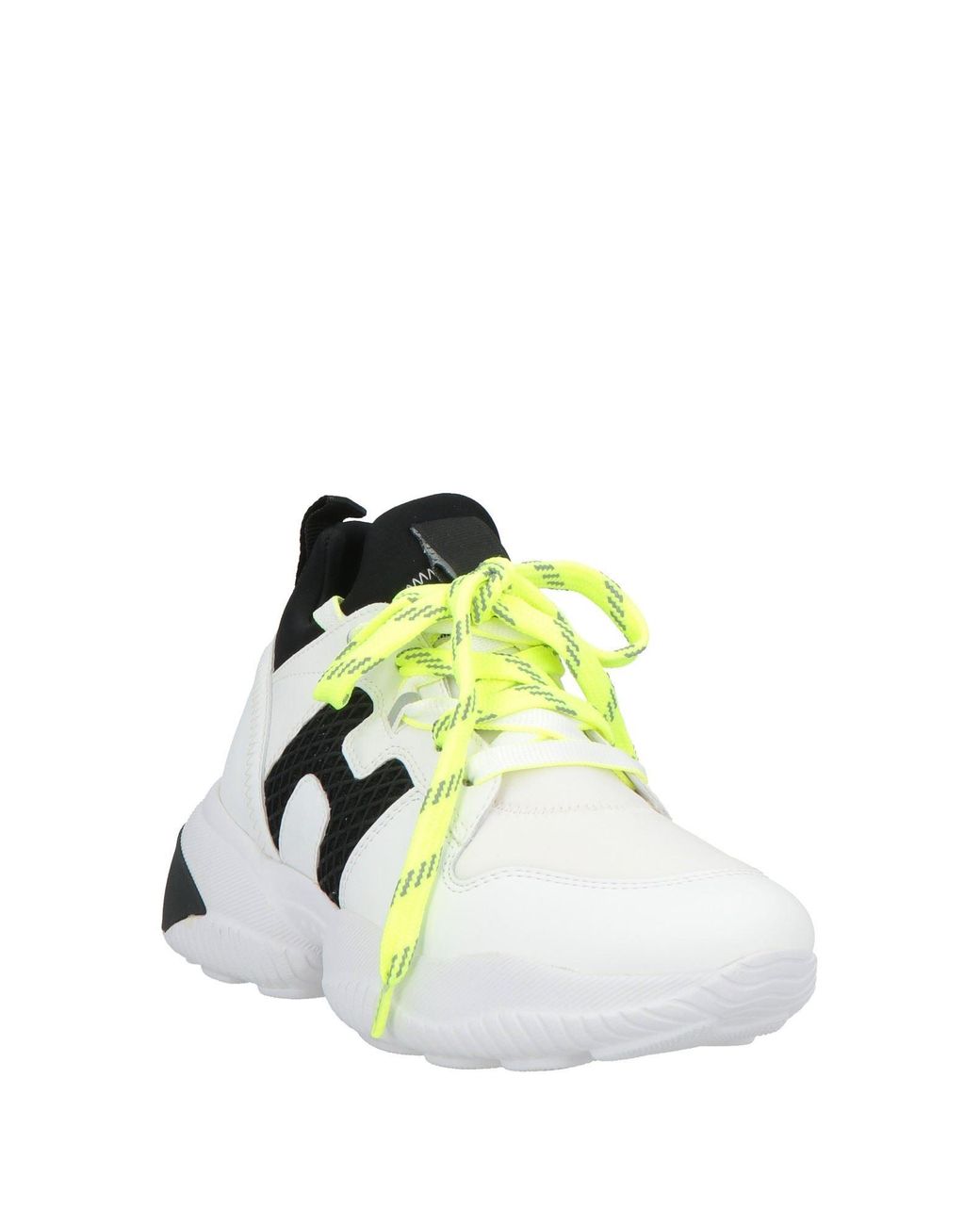 Hogan White Sneakers Textile Fibers, Leather