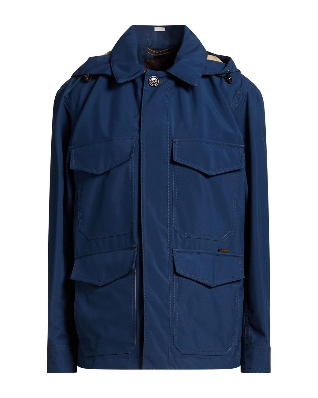 Moorer Blue Jacket Polyester