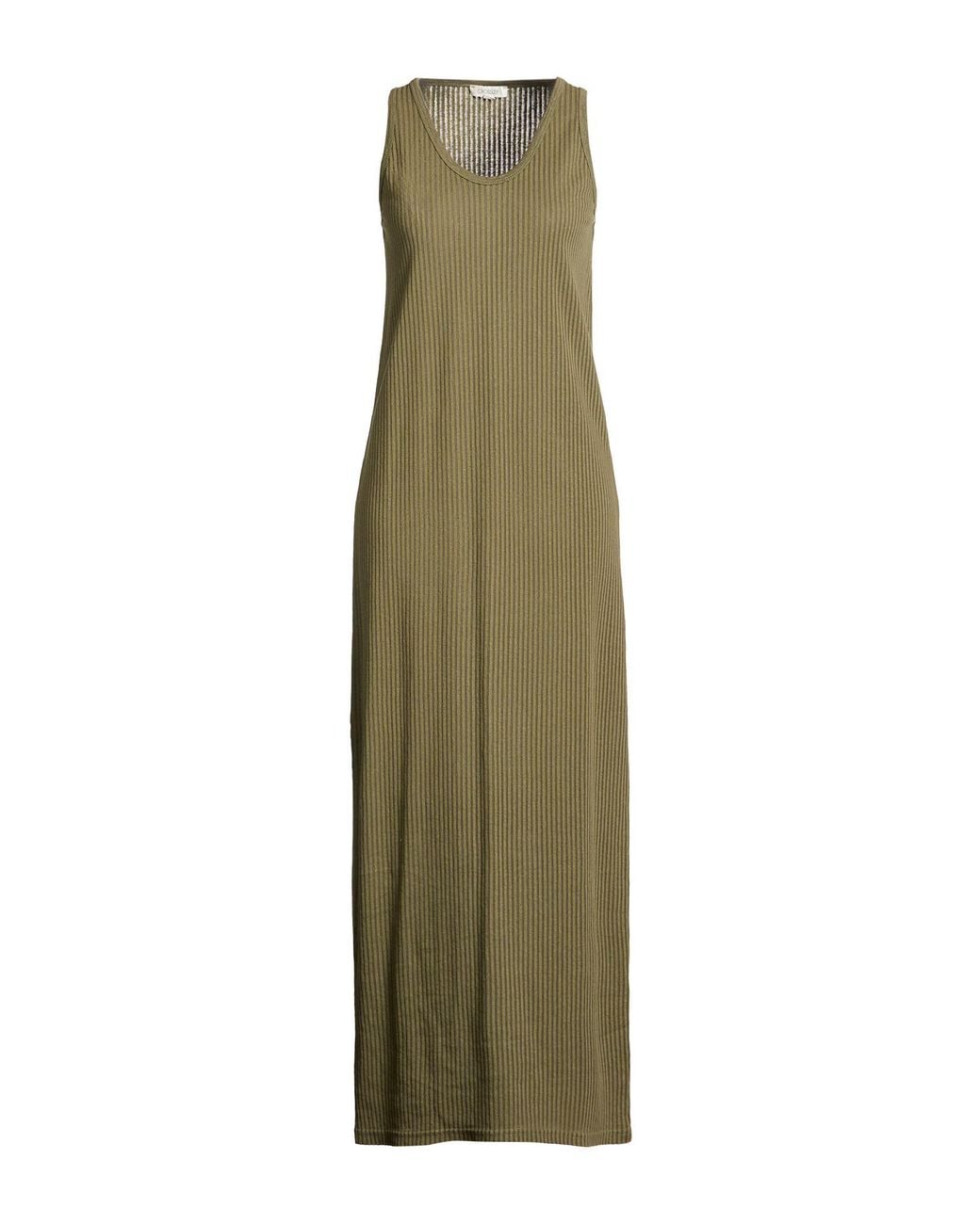 Crossley Green Maxi Dress Cotton, Linen, Polyamide