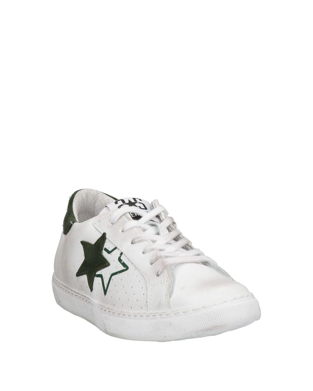 2 Star White Trainers for men