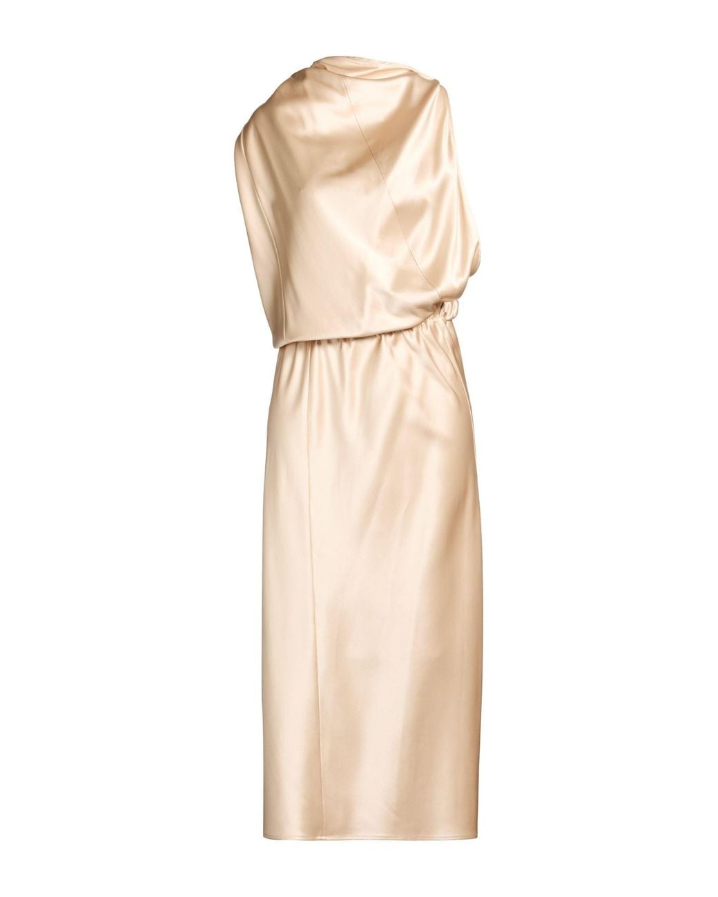 Magda Butrym Natural Maxi Dress Silk, Elastane
