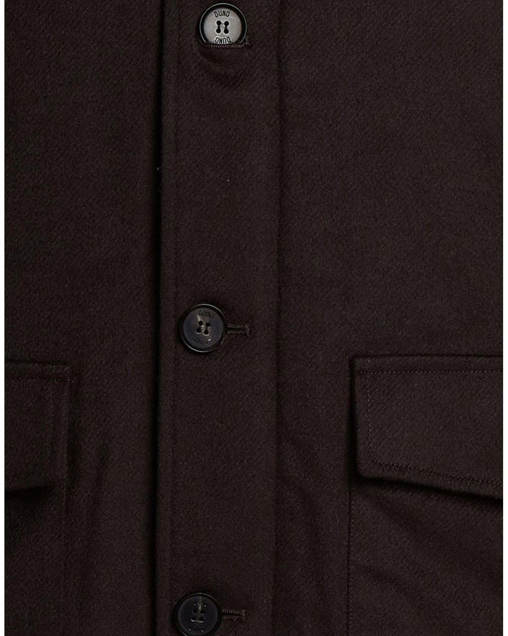 DUNO Black Jacket for men