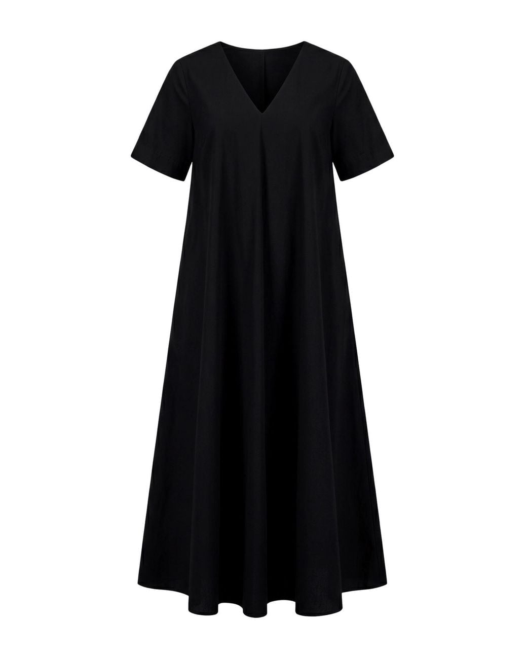 Ottod'Ame Black Midi Dress