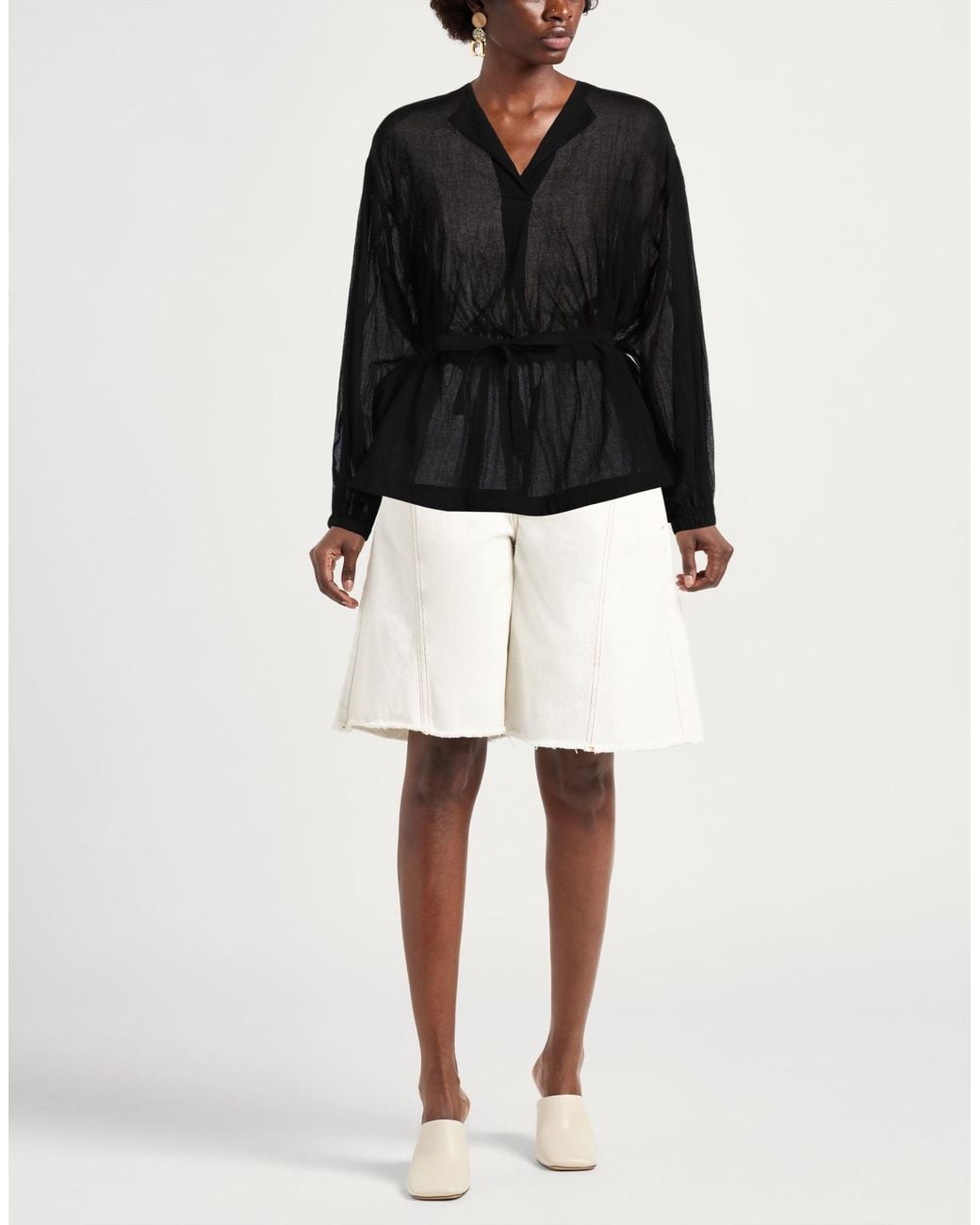 Alysi Black Top Cotton