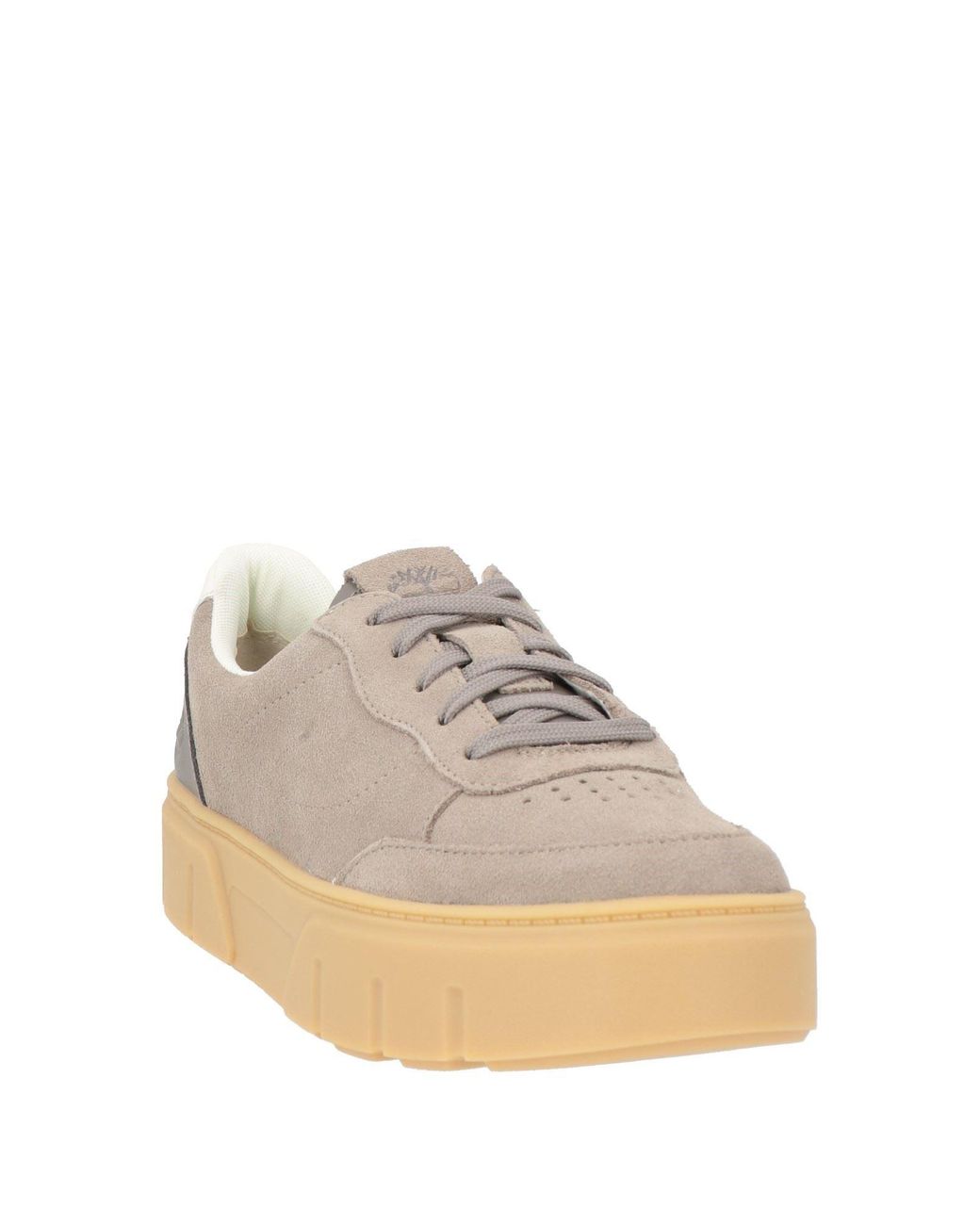 Timberland Gray Sneakers Leather, Synthetic Material