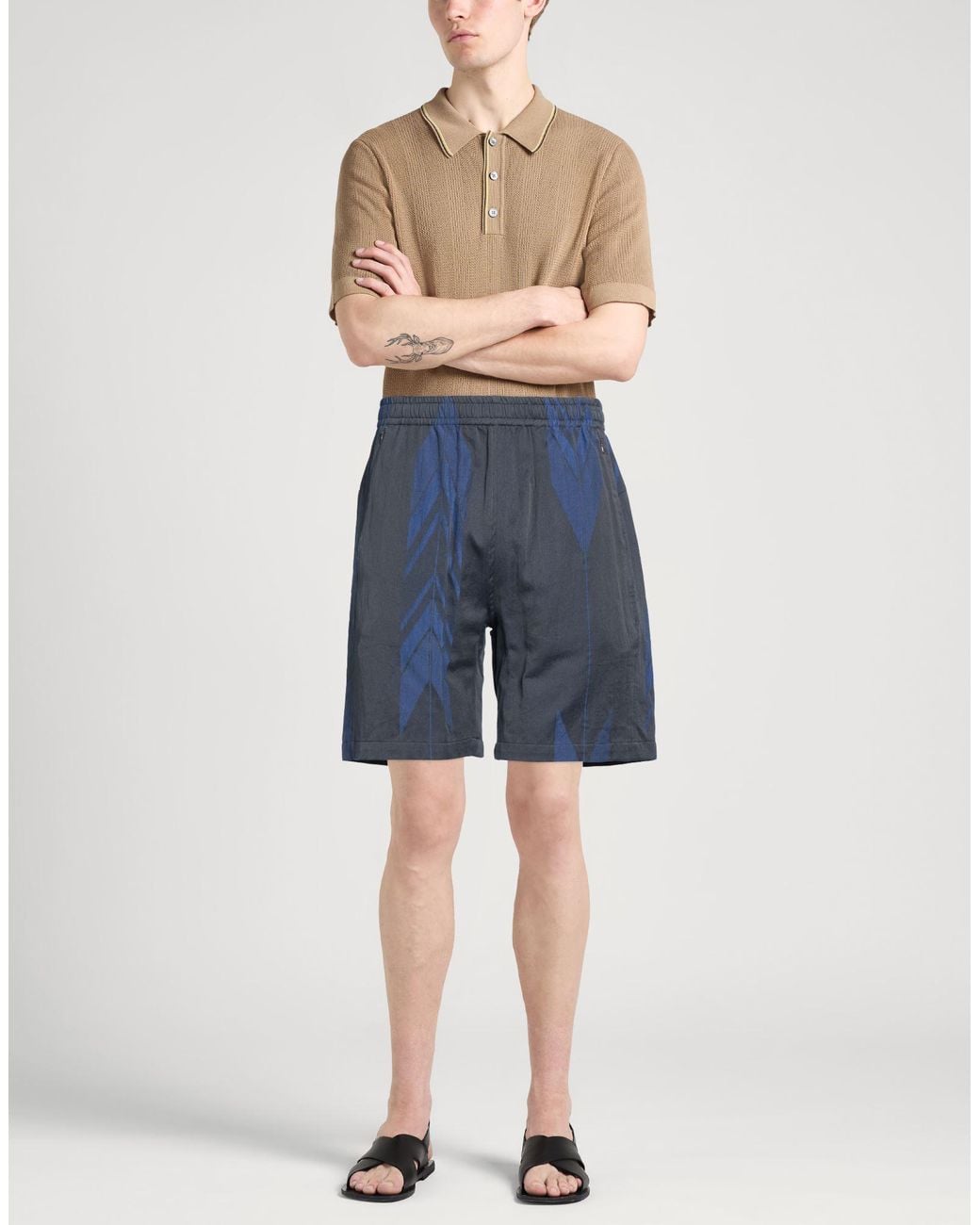 Needles Blue Shorts & Bermuda Shorts for men