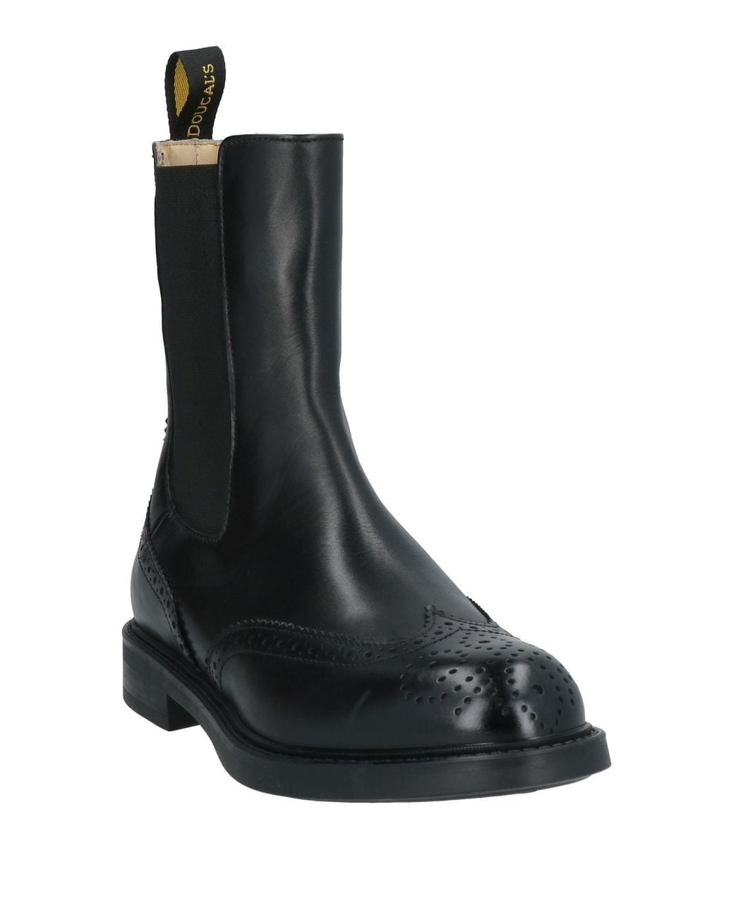 Doucal's Black Bruges Ankle Boots Leather