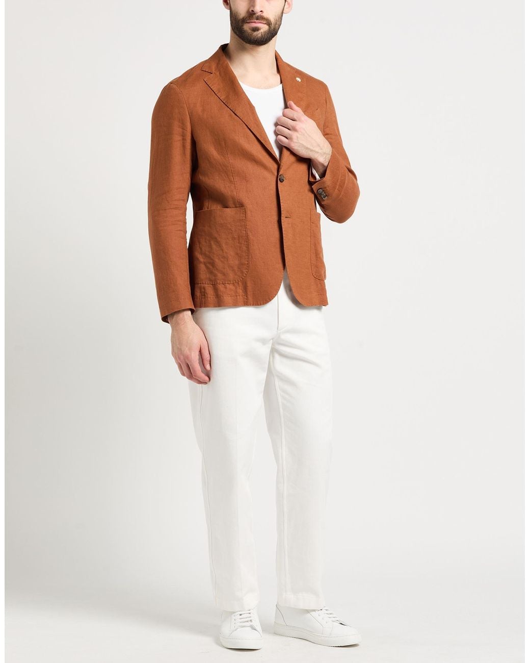 Manuel Ritz Brown Blazer for men