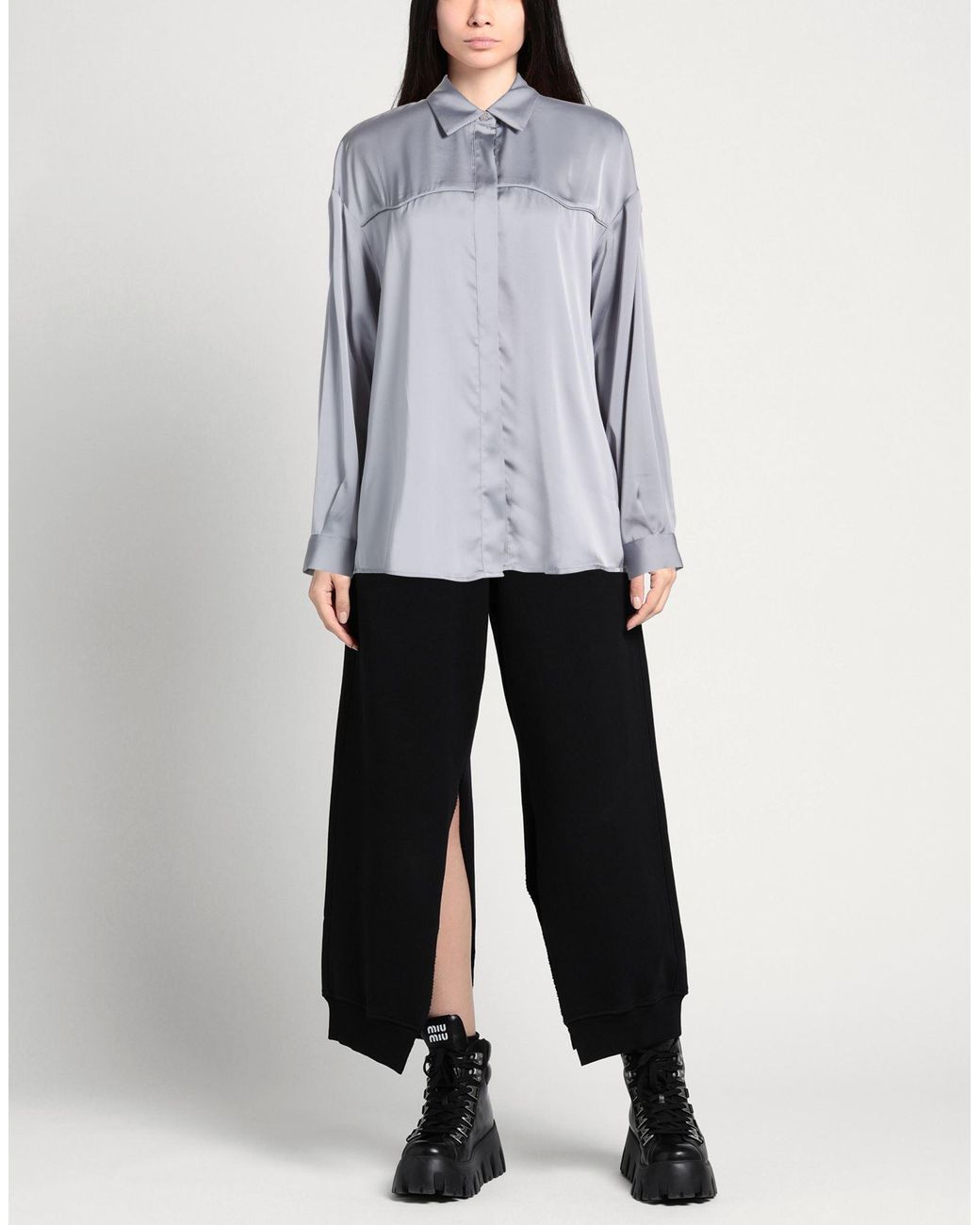 SILENCE LIMITED Blue Lilac Shirt Polyester