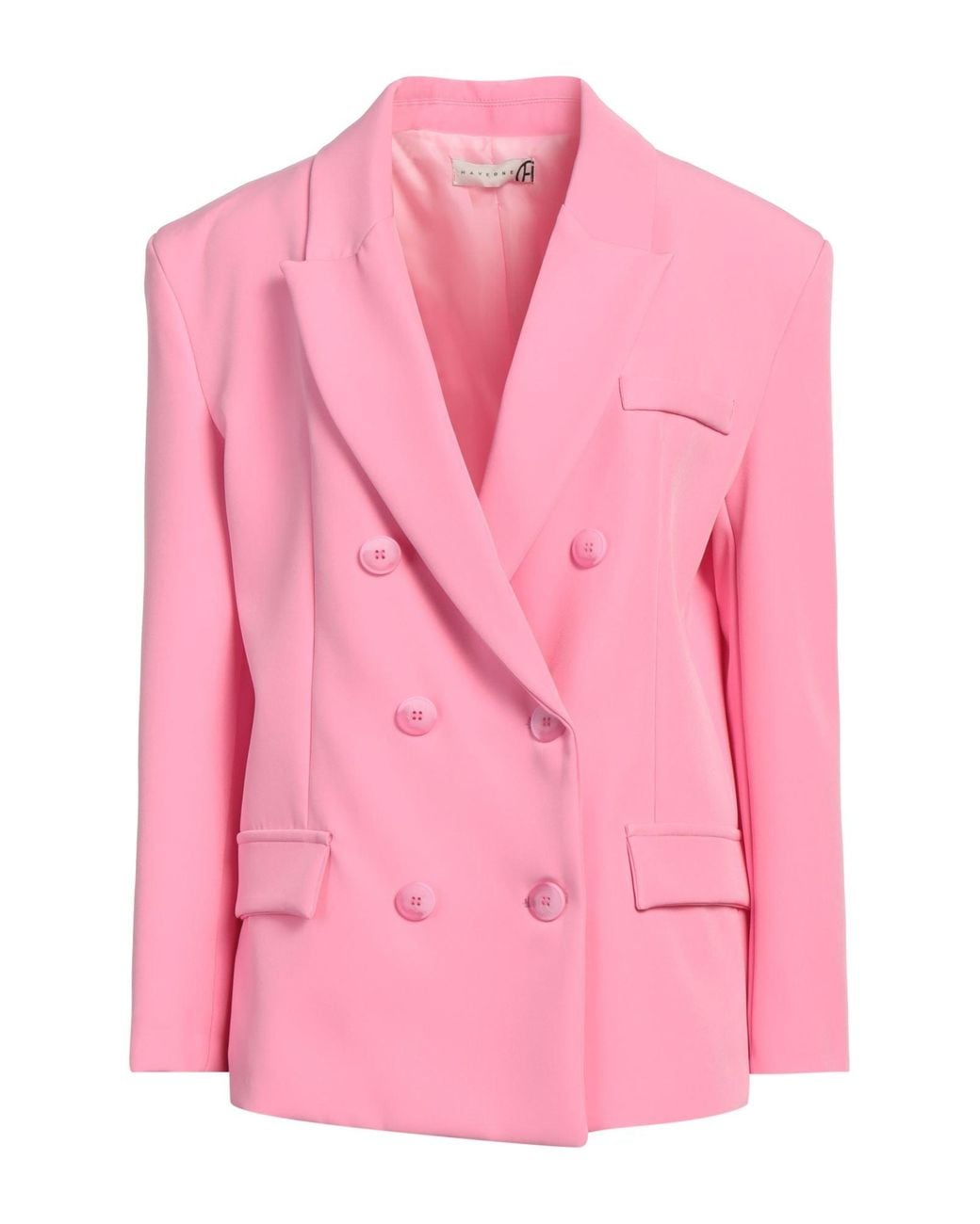 Haveone Pink Blazer Polyester, Elastane