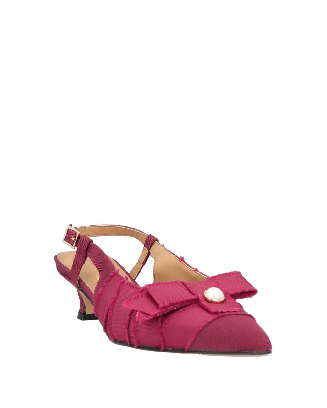 Divine Follie Pink Burgundy Pumps Textile Fibers