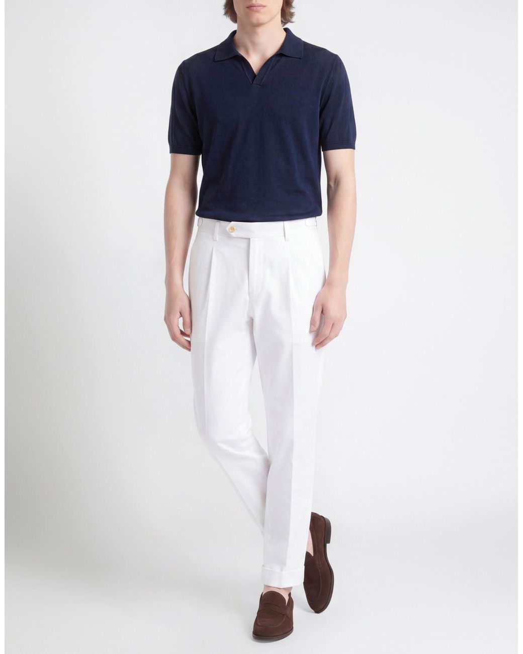 Windsor. White Pants for men