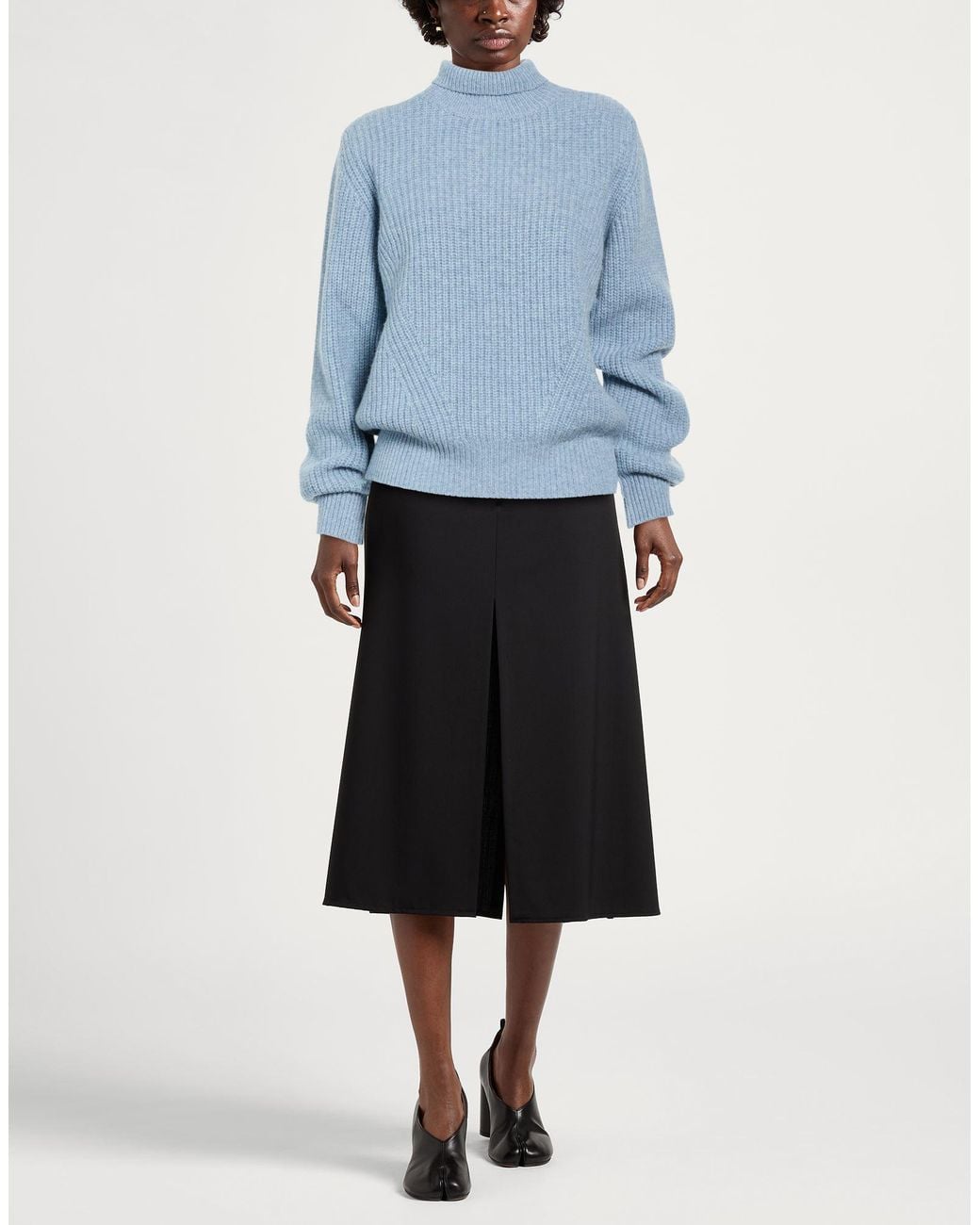 Woolrich Blue Light Turtleneck Virgin Wool