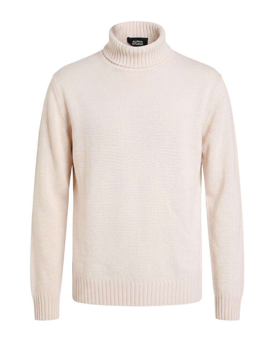 Cuello alto Alpha Studio de hombre de color White