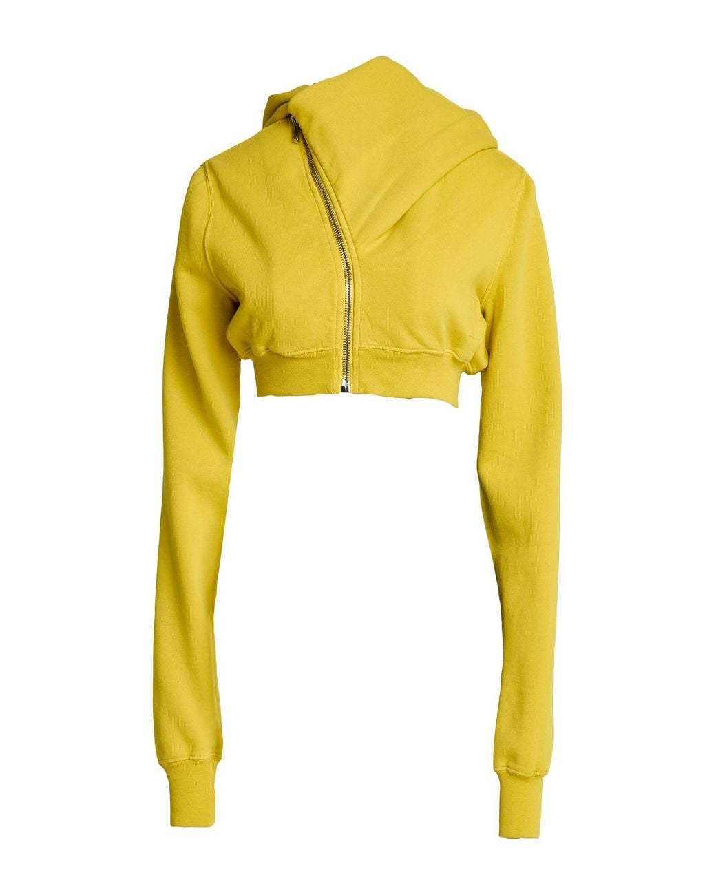 Rick Owens Yellow Sweatshirt Cotton