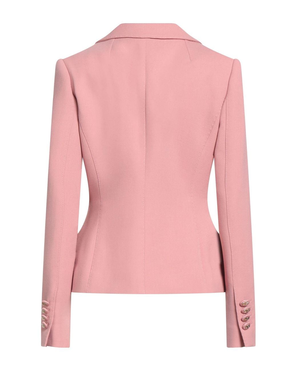 Dolce & Gabbana Pink Blazer Virgin Wool