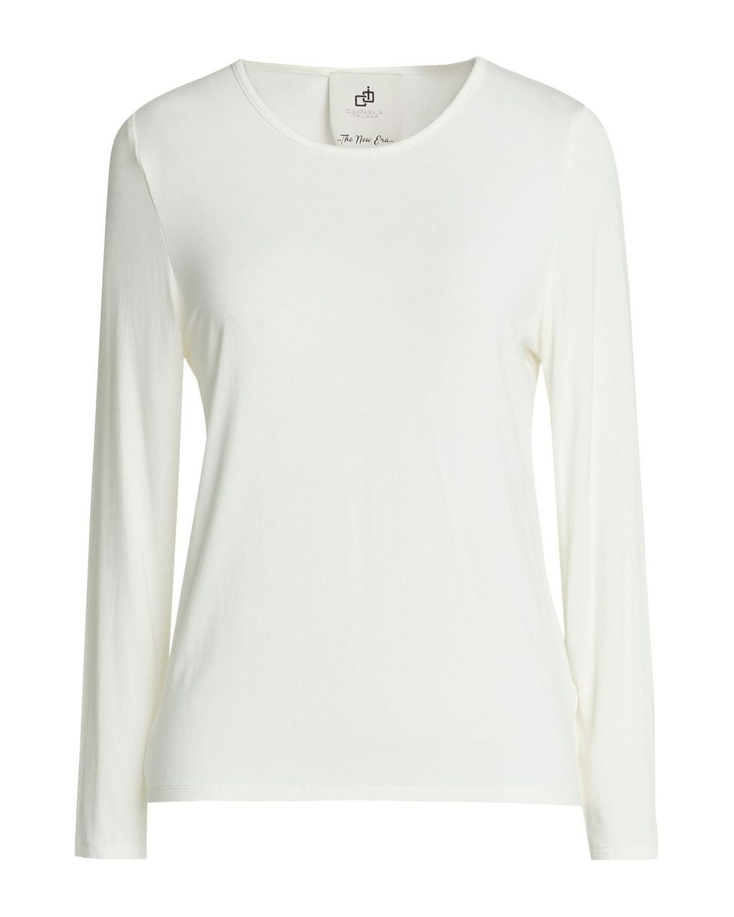 Compagnia Italiana White T-Shirt Cotton, Elastane