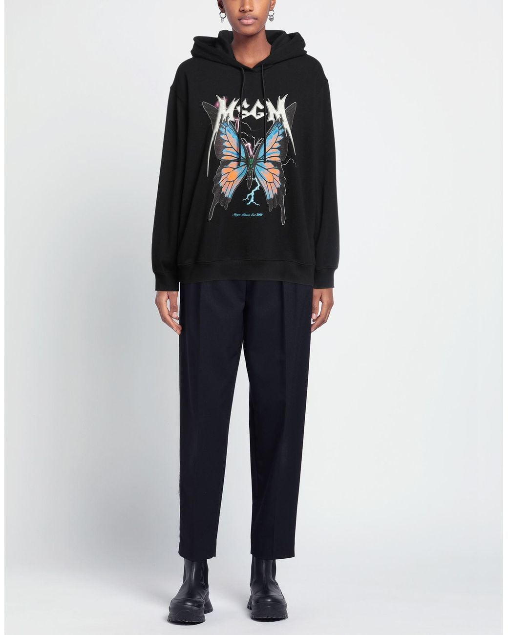 MSGM Black Sweatshirt