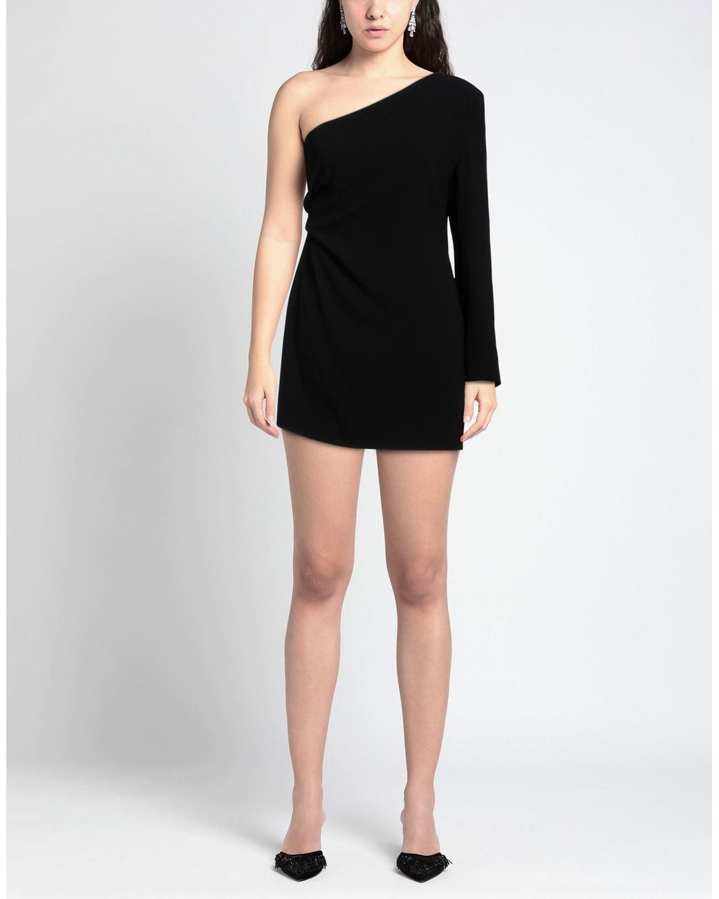 Rag & Bone Black One-Shoulder Dress