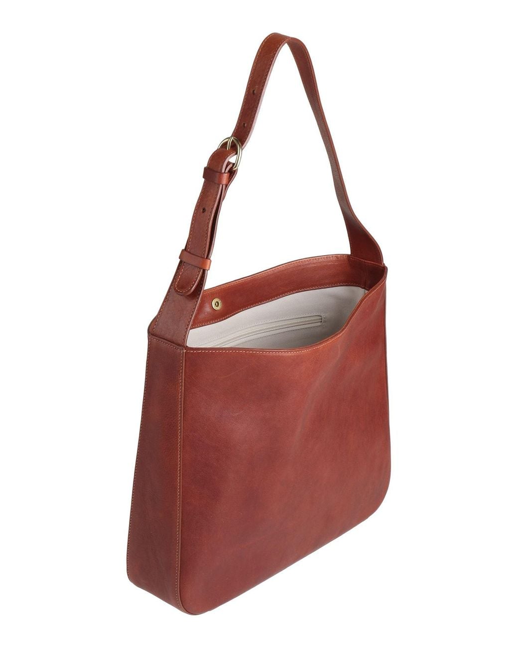 Il Bisonte Red Shoulder Bag Leather