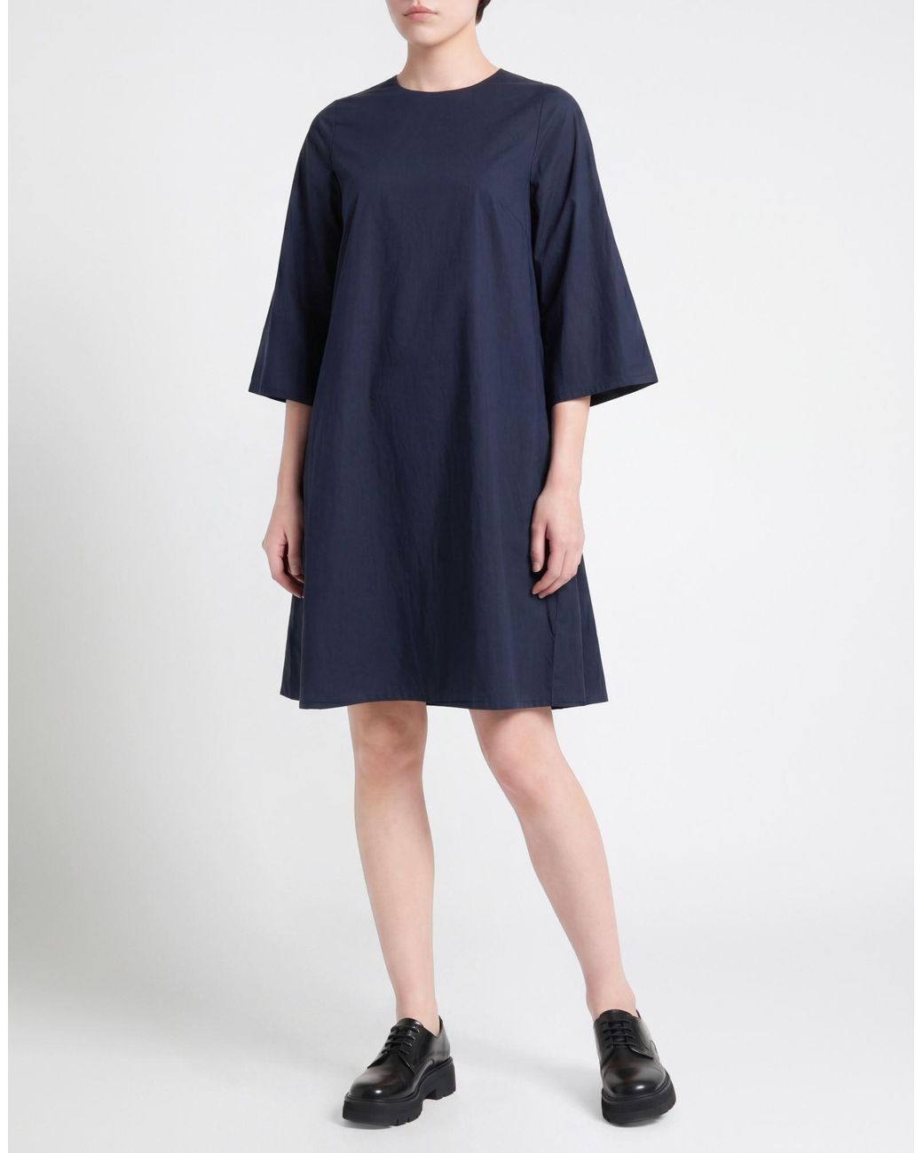 Douuod Blue Midnight Mini Dress Cotton